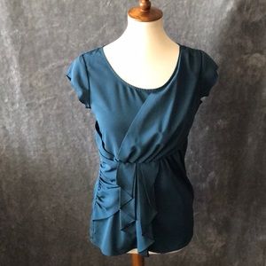 Banana Republic Teal Blouse Size 2